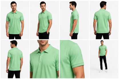 Essential Pista Green Polo