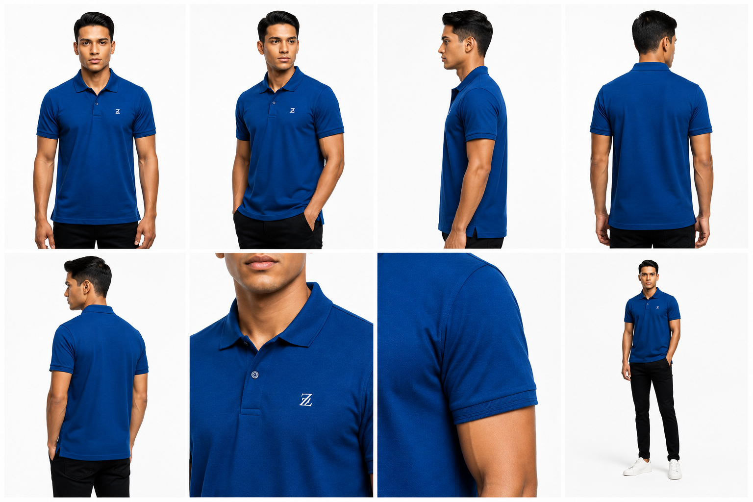 Essential Blue Polo