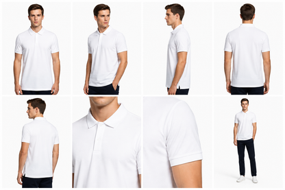 Essential White Polo