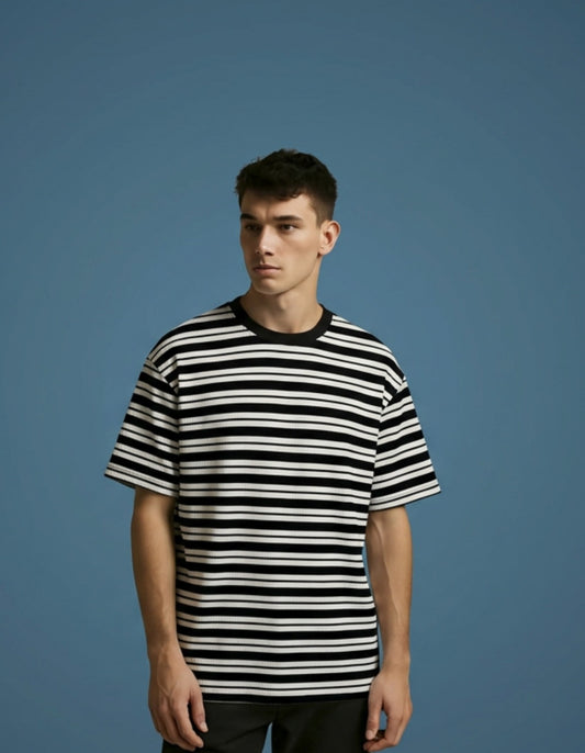 STRIPED WAFFLE OVERSIZED T-Shirt Unisex